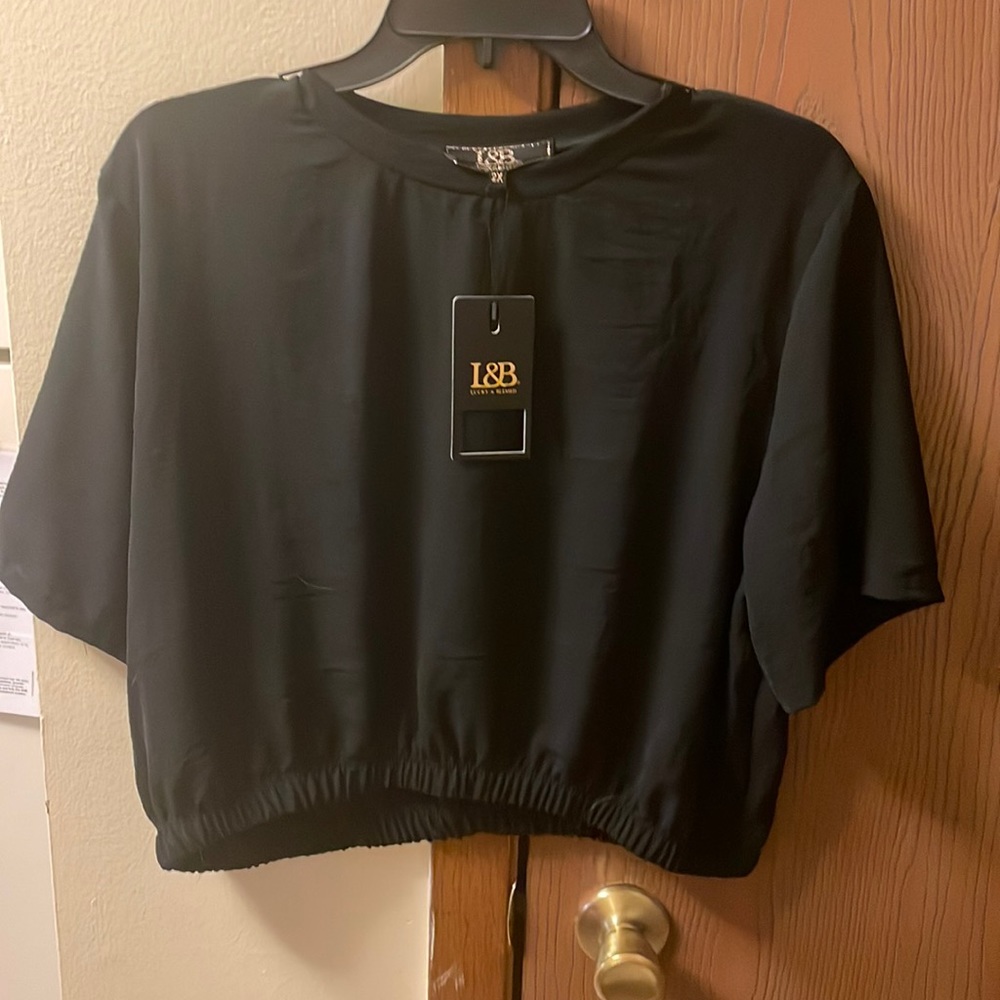 Lucky & Blessed crop top